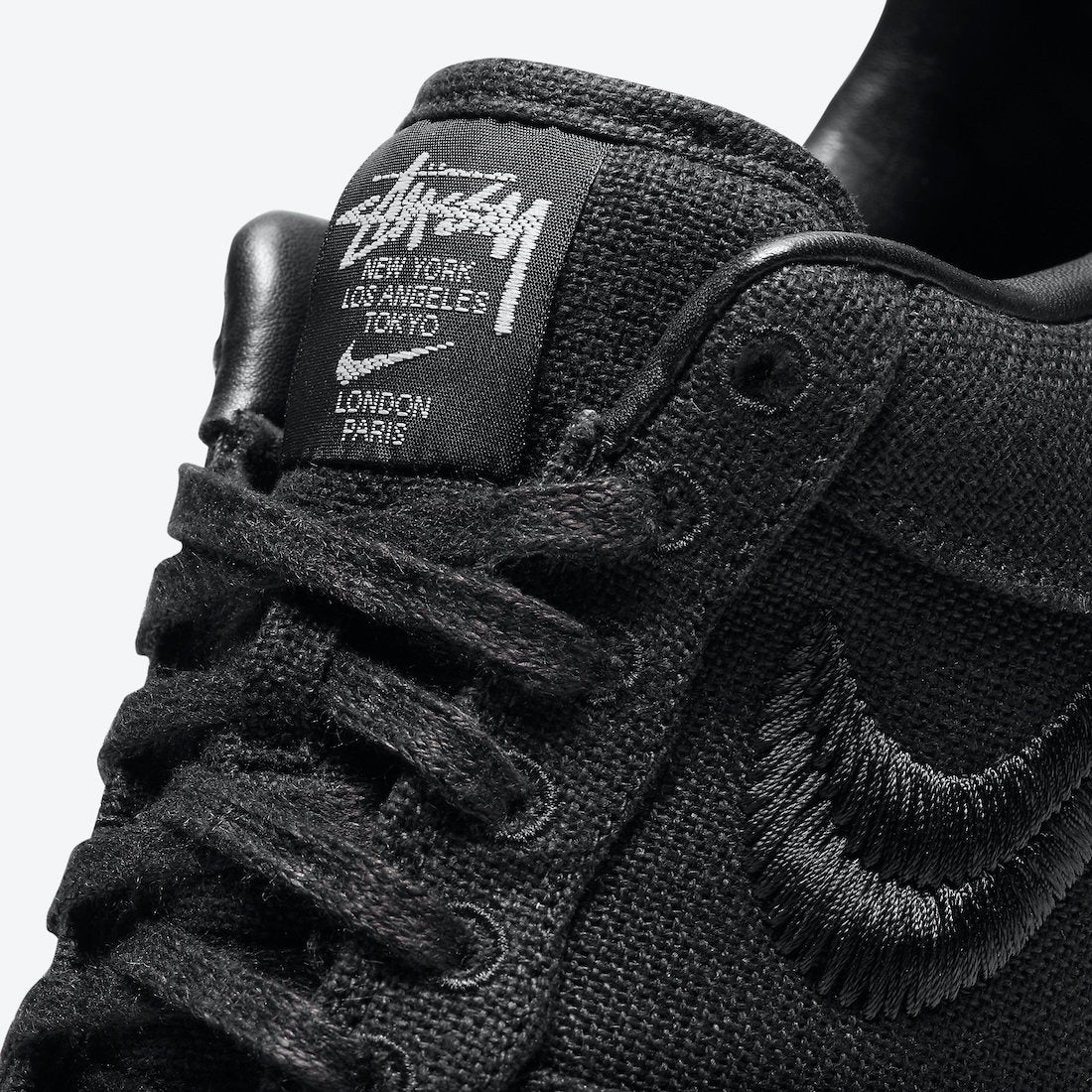 Stussy x Nike Air Force 1 Low “Triple Black”