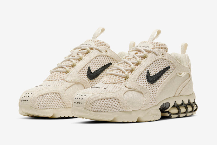 Stussy x Nike Air Zoom Spiridon Caged 2 "Fossil"