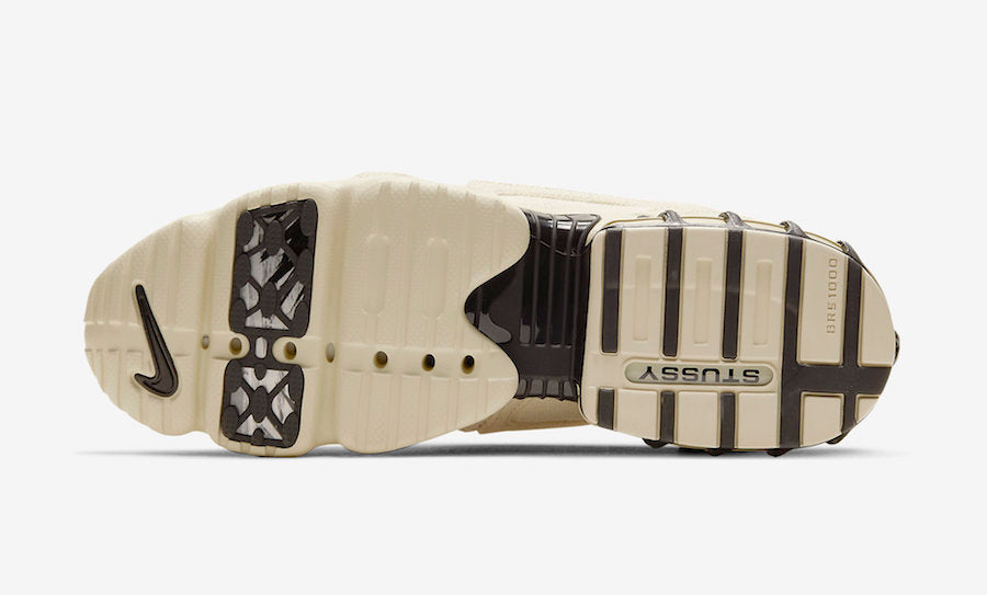 Stussy x Nike Air Zoom Spiridon Caged 2 "Fossil"