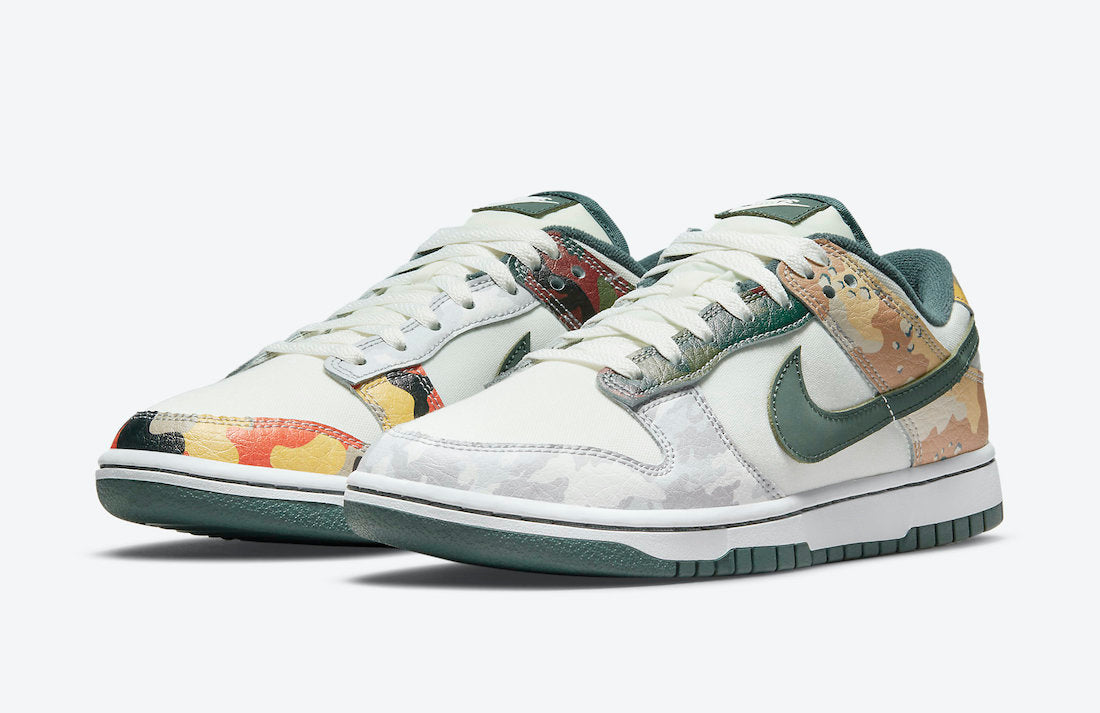 Nike Dunk Low “Sail Multi-Camo”