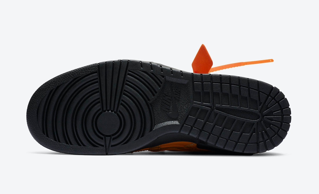 Off-White x Nike Air Rubber Dunk "University Gold"