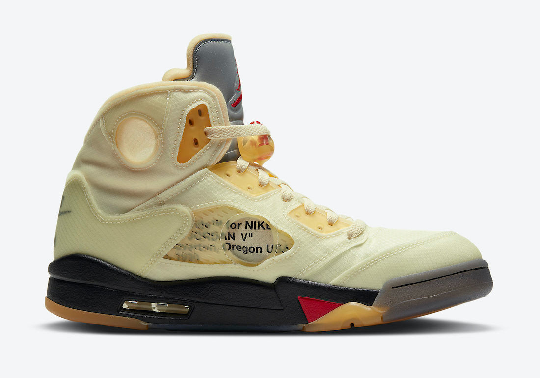Off-White x Air Jordan 5 “Sail”
