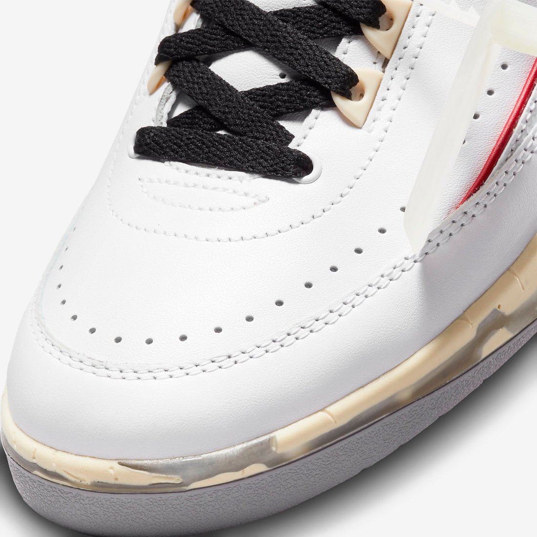 Off-White x Air Jordan 2 Low "White / Varsity Red"