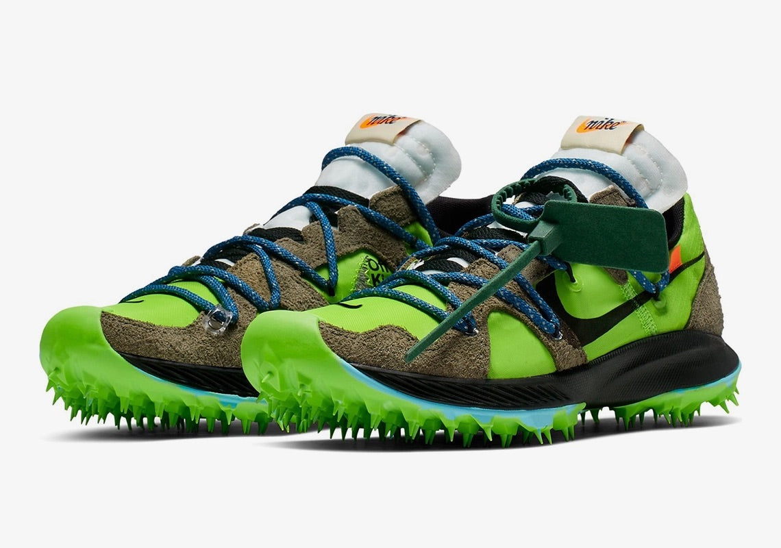 Off-White x Nike Zoom Terra Kiger 5 WMNS "Athlete In Progress - Electric Green"