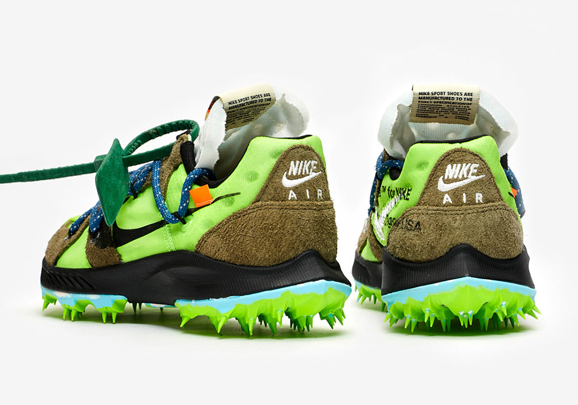 Off-White x Nike Zoom Terra Kiger 5 WMNS "Athlete In Progress - Electric Green"