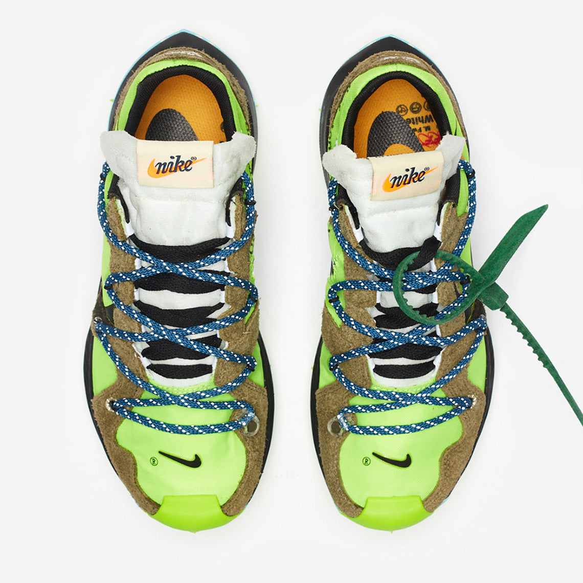 Off-White x Nike Zoom Terra Kiger 5 WMNS "Athlete In Progress - Electric Green"