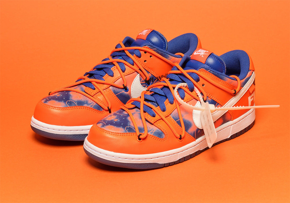 Off-White x Futura x Nike Dunk Low "New York Mets"