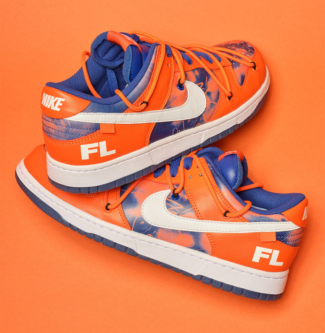 Off-White x Futura x Nike Dunk Low "New York Mets"