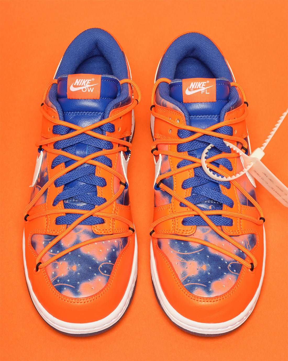 Off-White x Futura x Nike Dunk Low "New York Mets"