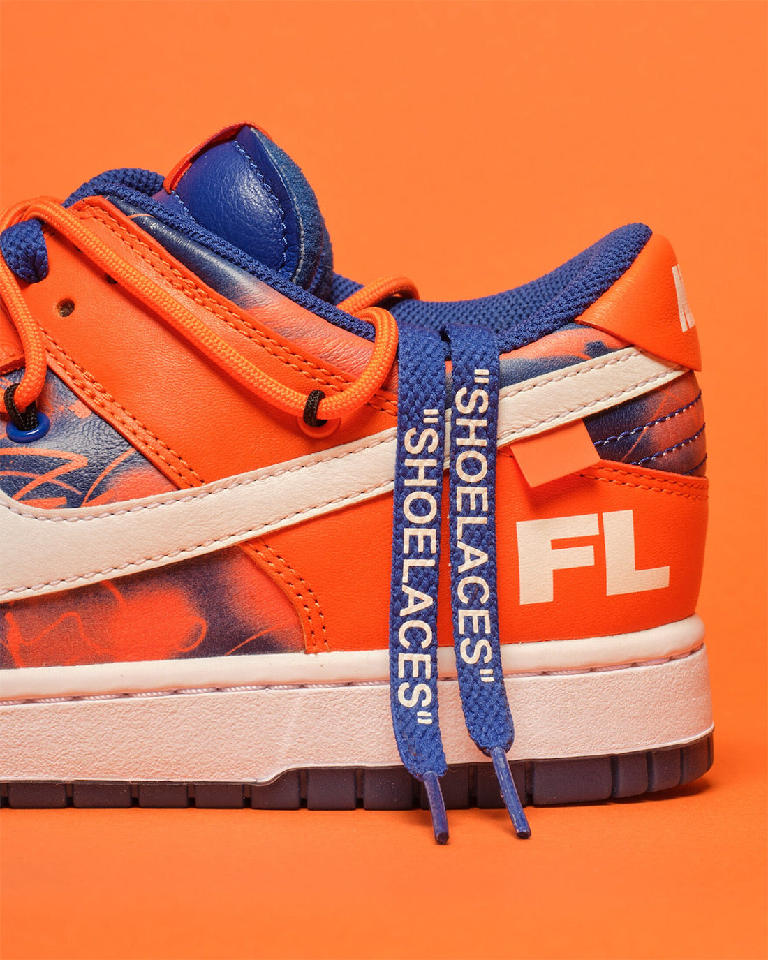 Off-White x Futura x Nike Dunk Low "New York Mets"