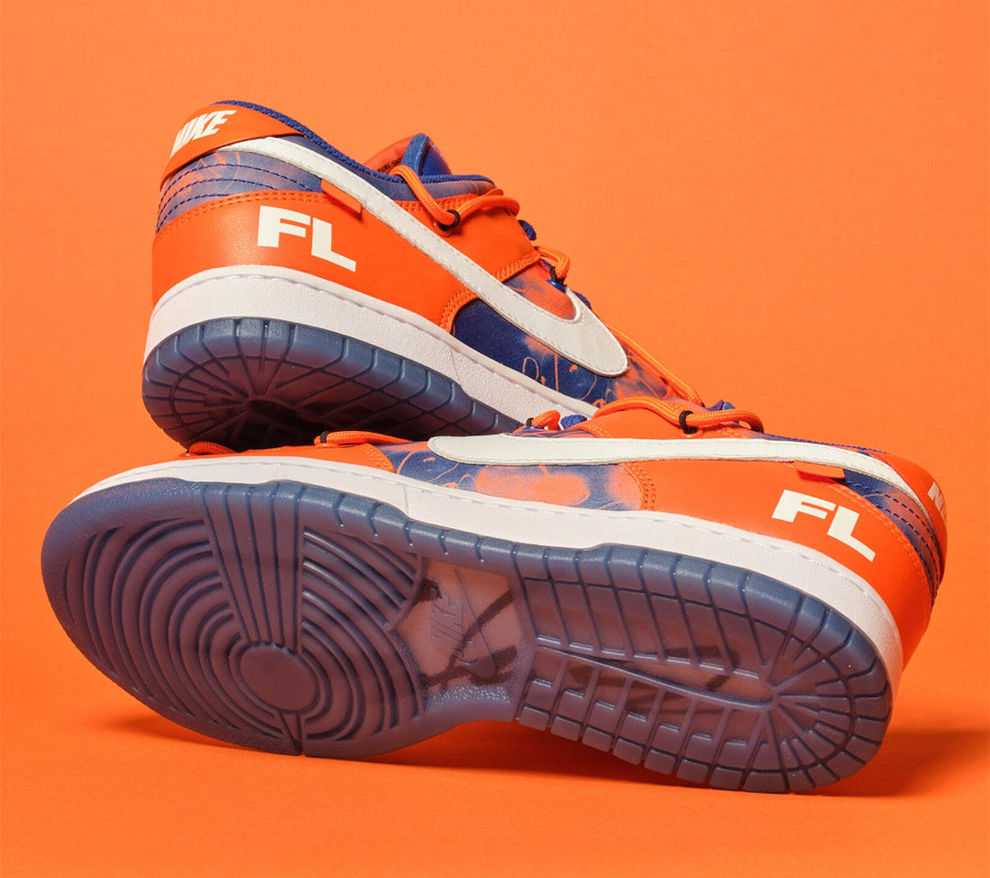Off-White x Futura x Nike Dunk Low "New York Mets"