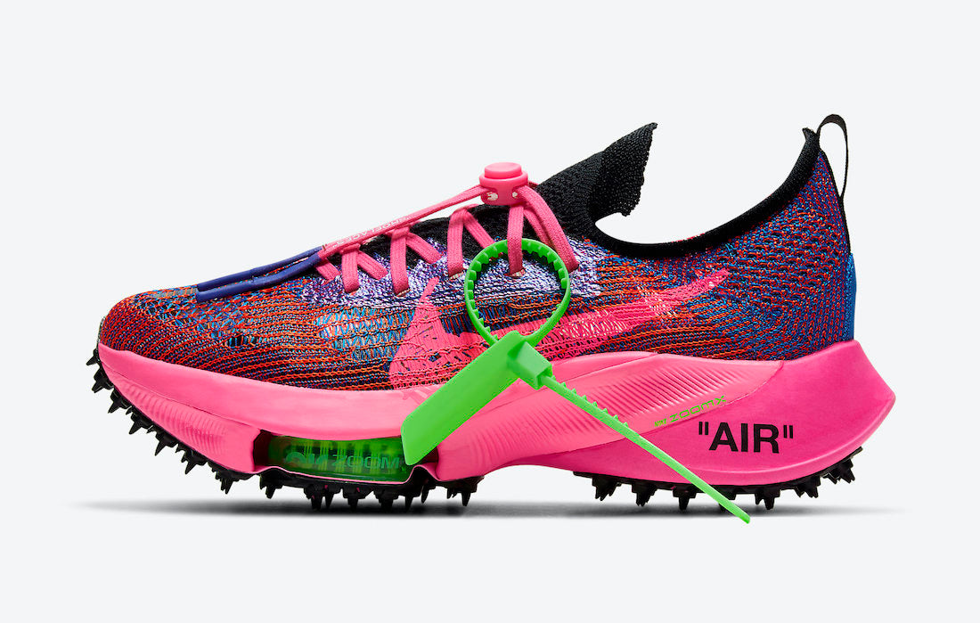 Off-White x Air Zoom Tempo NEXT% “Pink Glow”