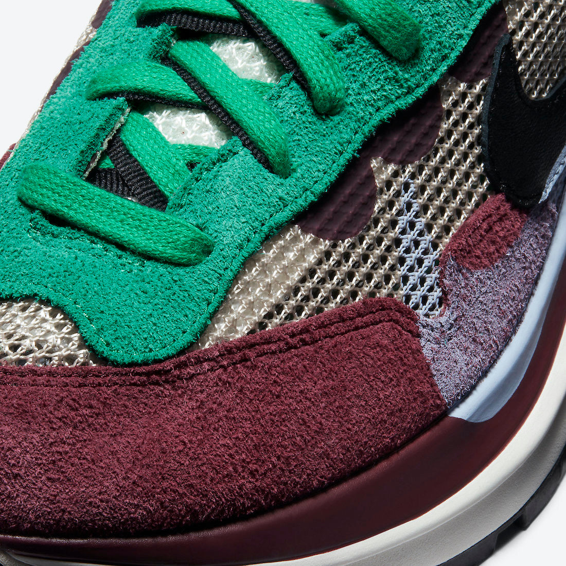 Sacai x Nike VaporWaffle "Villain Red"