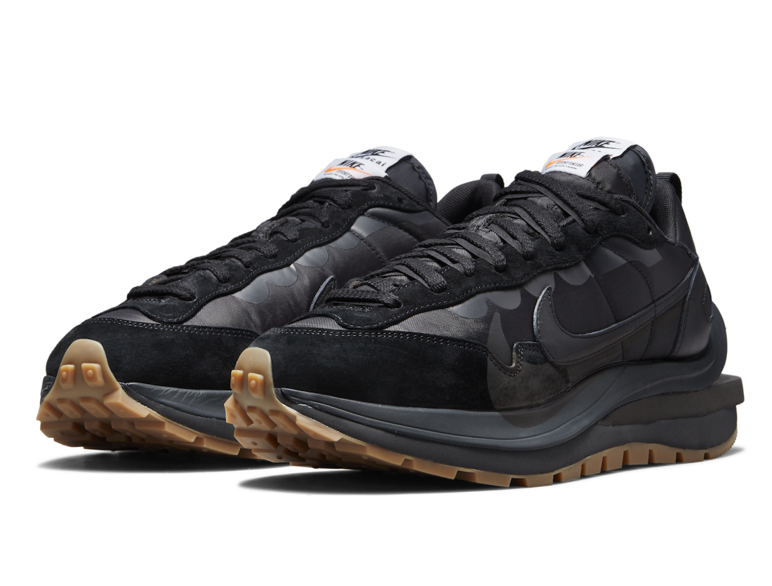 Sacai x Nike VaporWaffle "Triple Black"
