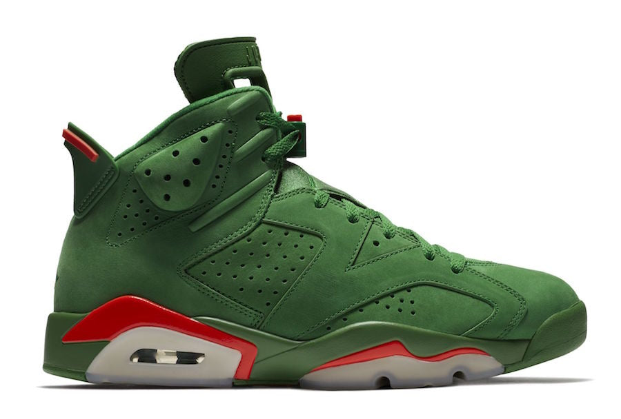 Air Jordan 6 "Green Suede Gatorade"