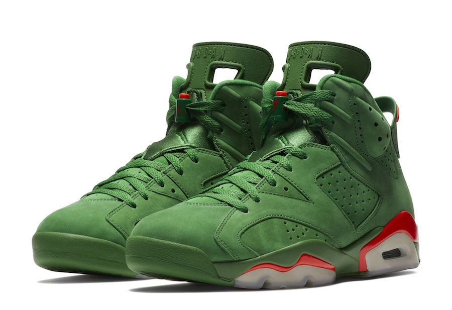 Air Jordan 6 "Green Suede Gatorade"