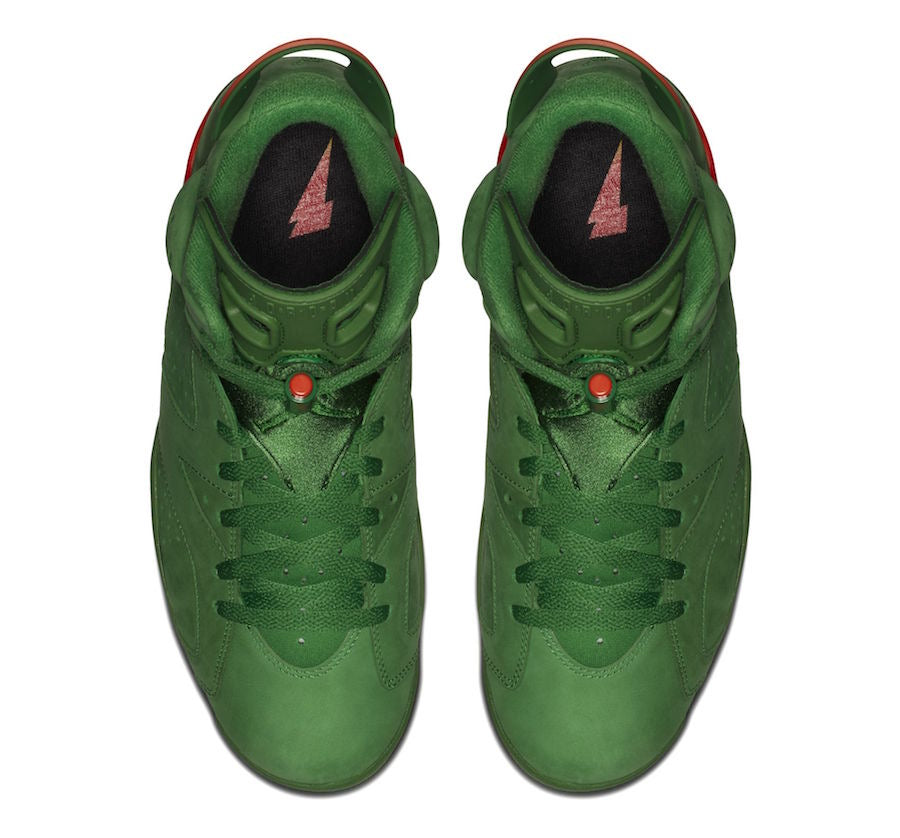 Air Jordan 6 "Green Suede Gatorade"