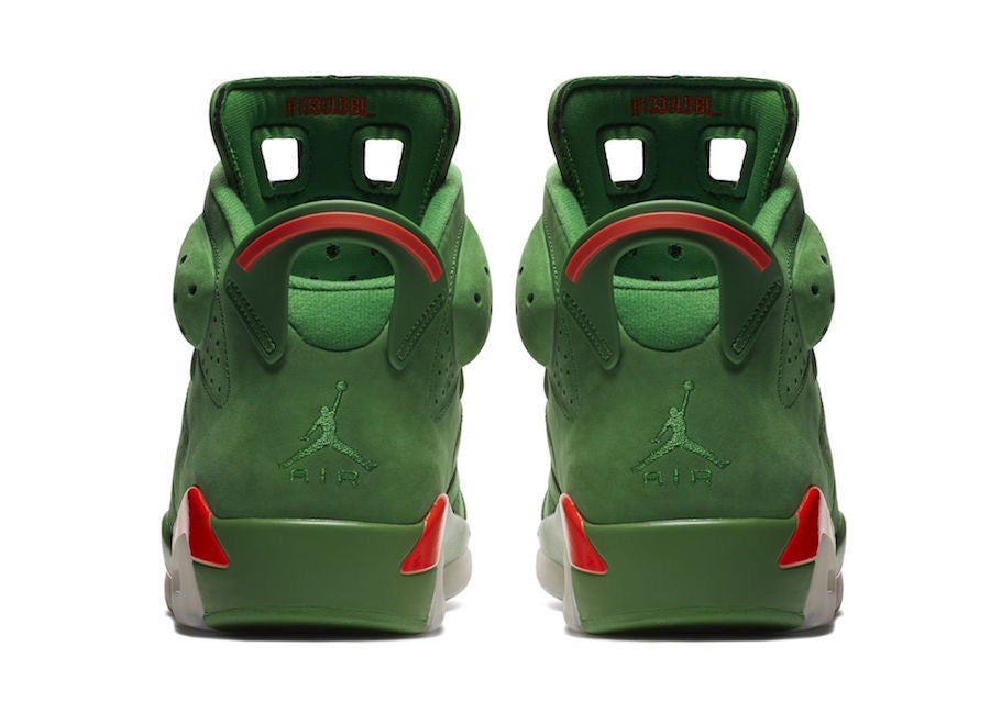 Air Jordan 6 "Green Suede Gatorade"