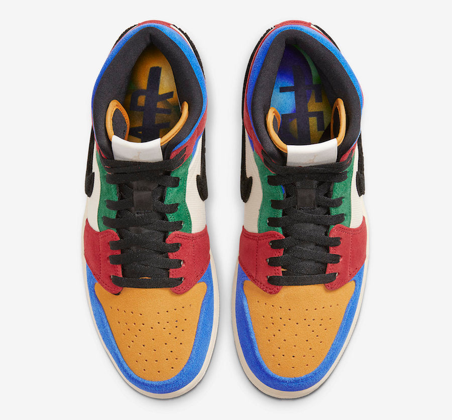 Blue The Great x Air Jordan 1 Mid Fearless "Fearless"