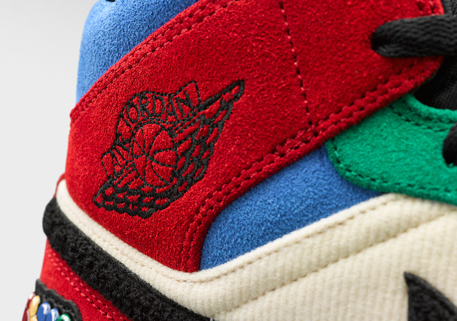 Blue The Great x Air Jordan 1 Mid Fearless "Fearless"