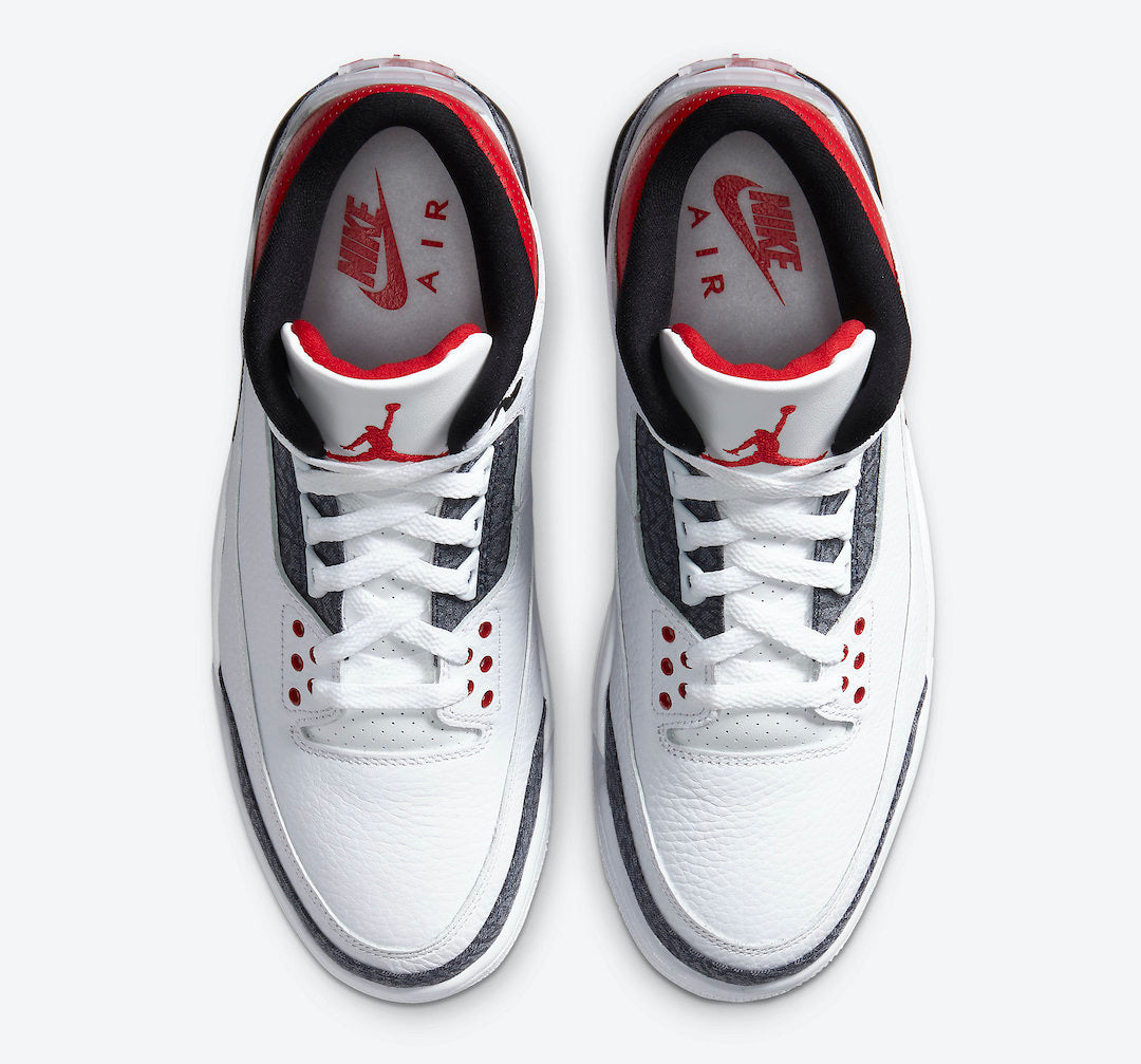 Air Jordan 3 "Denim - Fire Red"