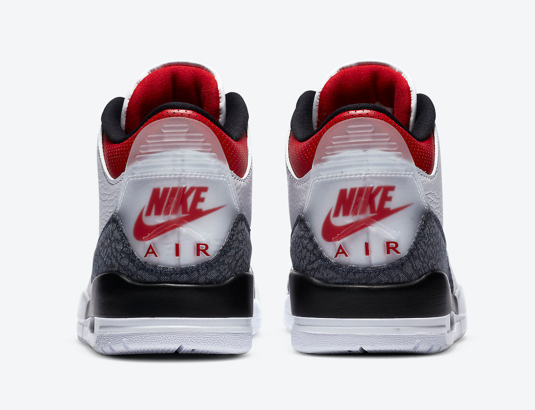 Air Jordan 3 "Denim - Fire Red"
