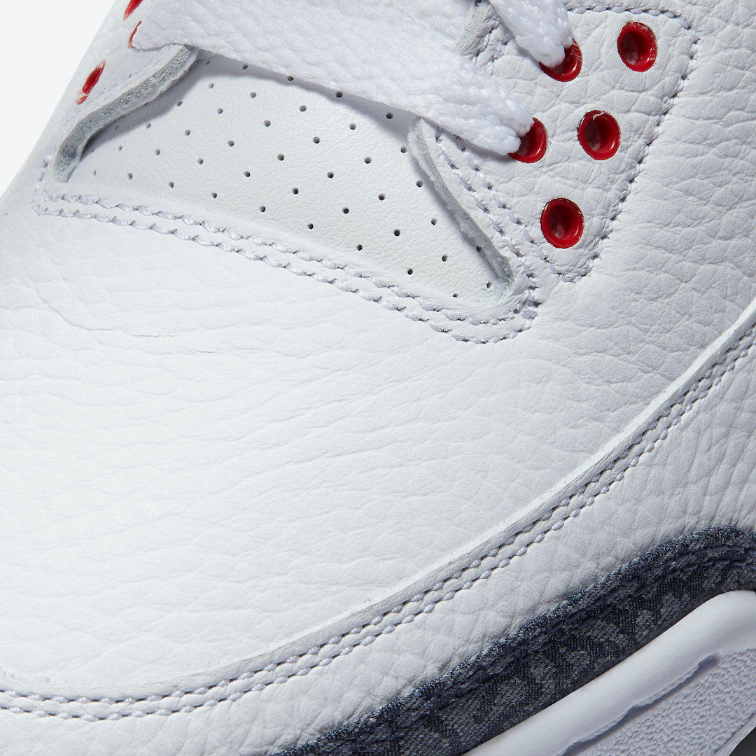 Air Jordan 3 "Denim - Fire Red"