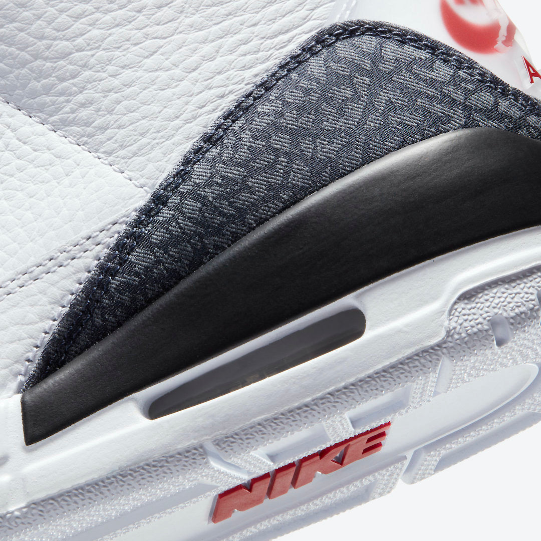 Air Jordan 3 "Denim - Fire Red"