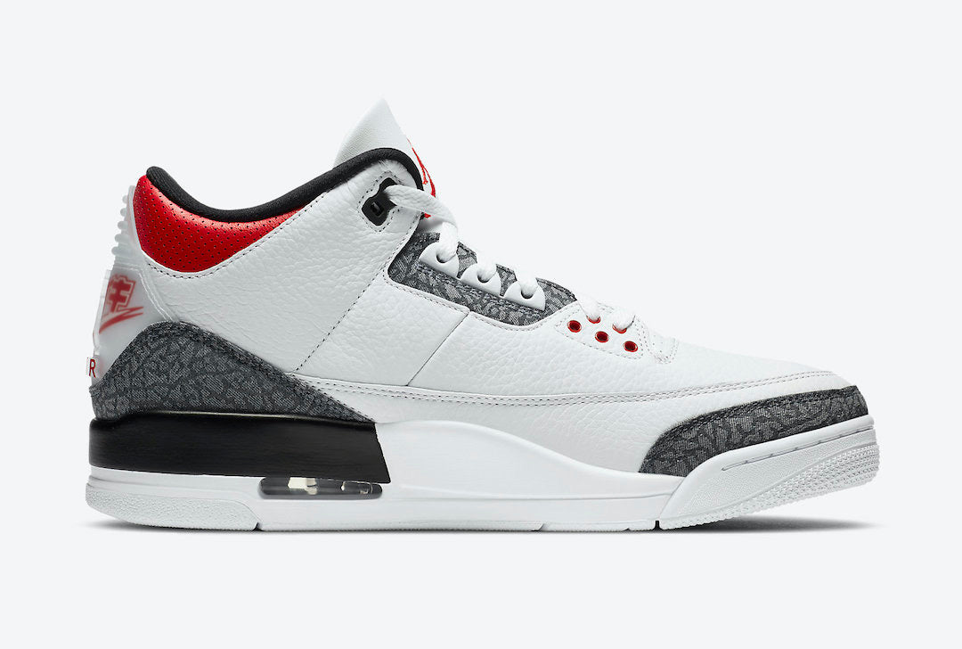 Air Jordan 3 " CO. JP Denim - Fire Red"