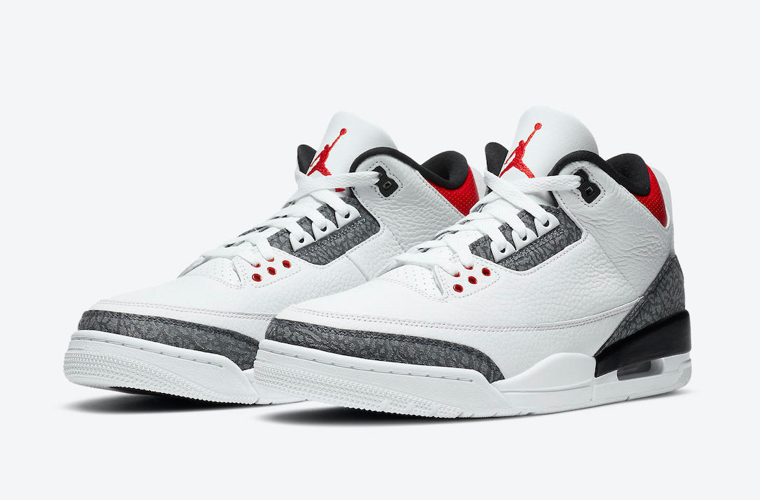 Air Jordan 3 " CO. JP Denim - Fire Red"
