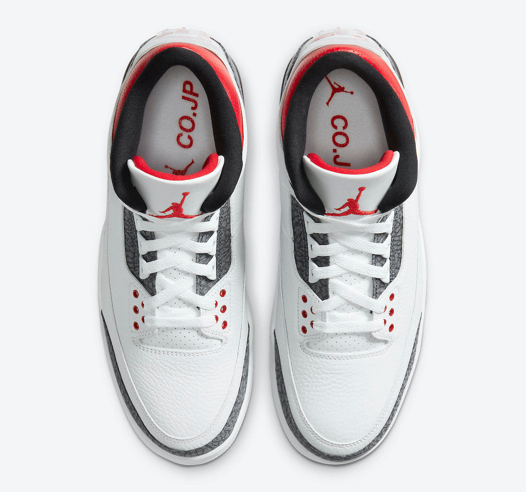 Air Jordan 3 " CO. JP Denim - Fire Red"