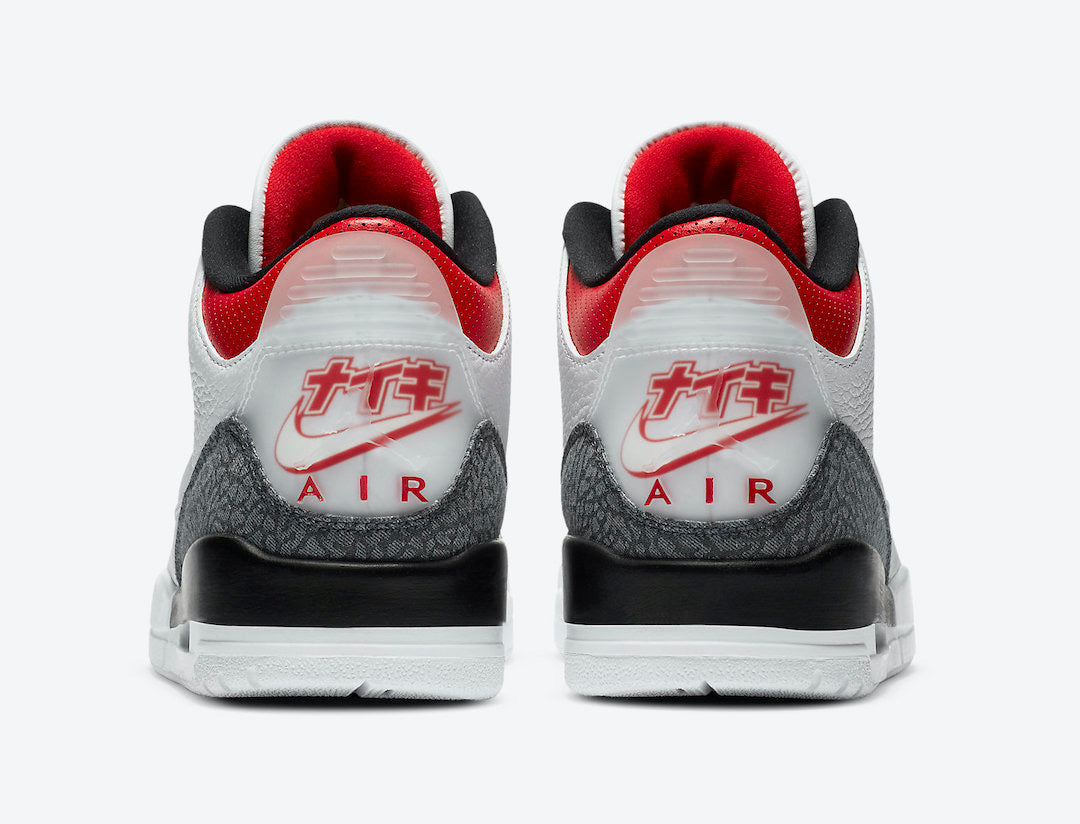 Air Jordan 3 " CO. JP Denim - Fire Red"