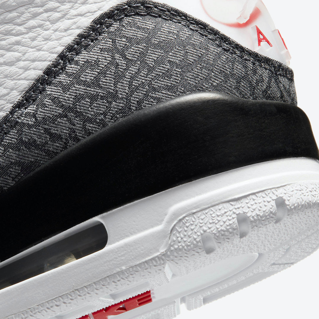 Air Jordan 3 " CO. JP Denim - Fire Red"
