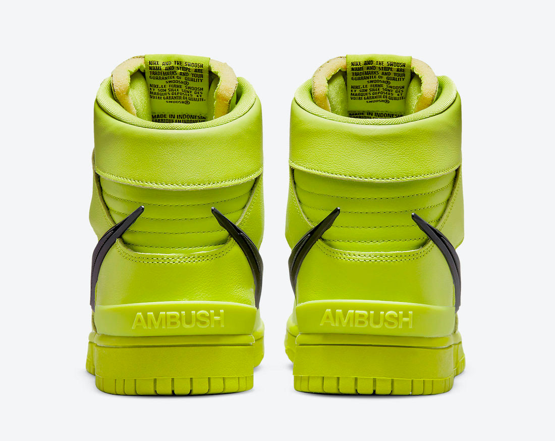 AMBUSH x Nike Dunk High “Flash Lime”