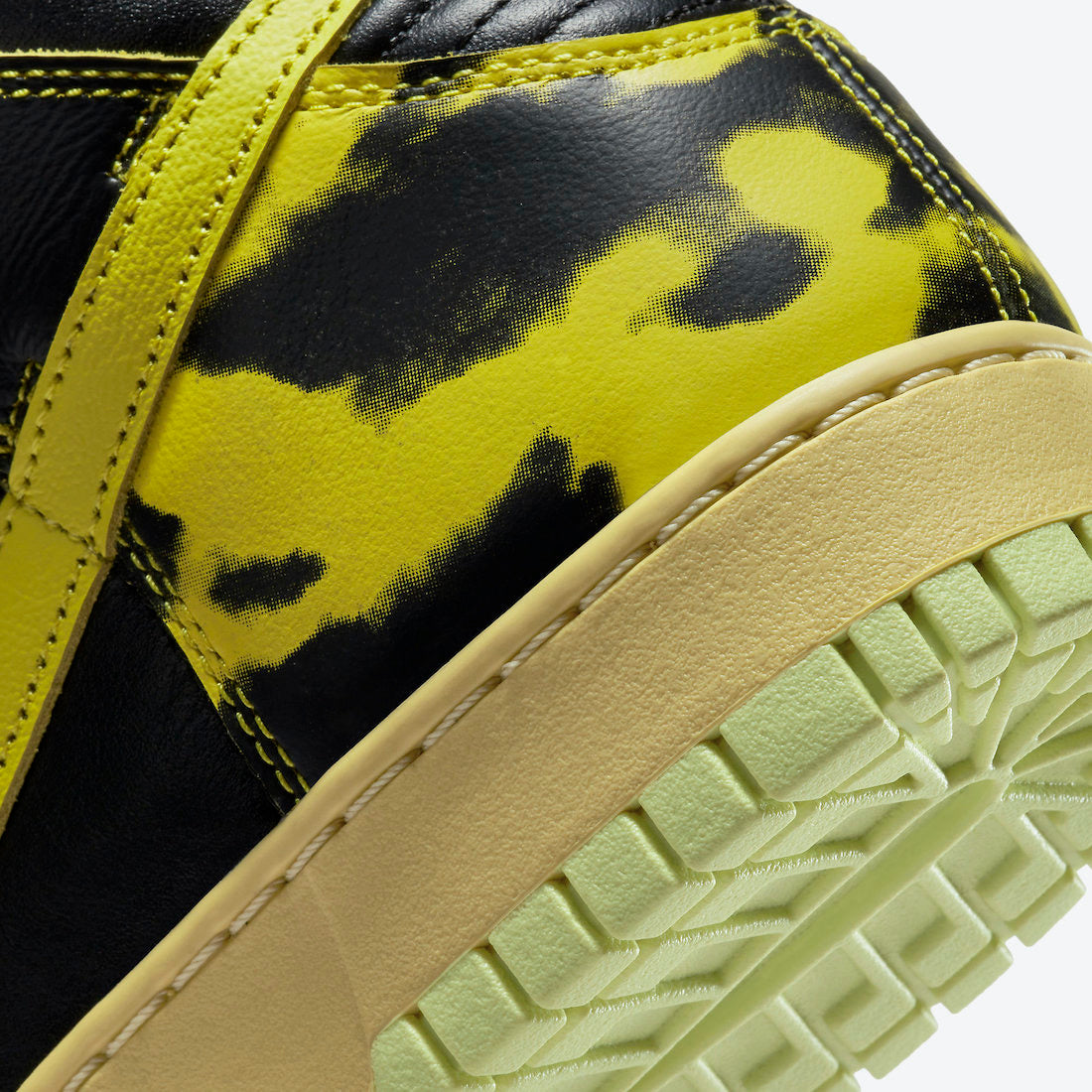 Nike Dunk High 1985 “Yellow Acid Wash”