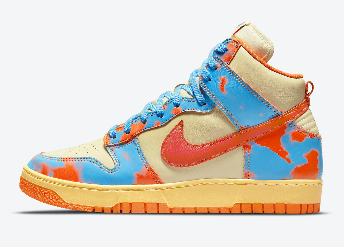 Nike Dunk High 1985 “Orange Acid Wash”