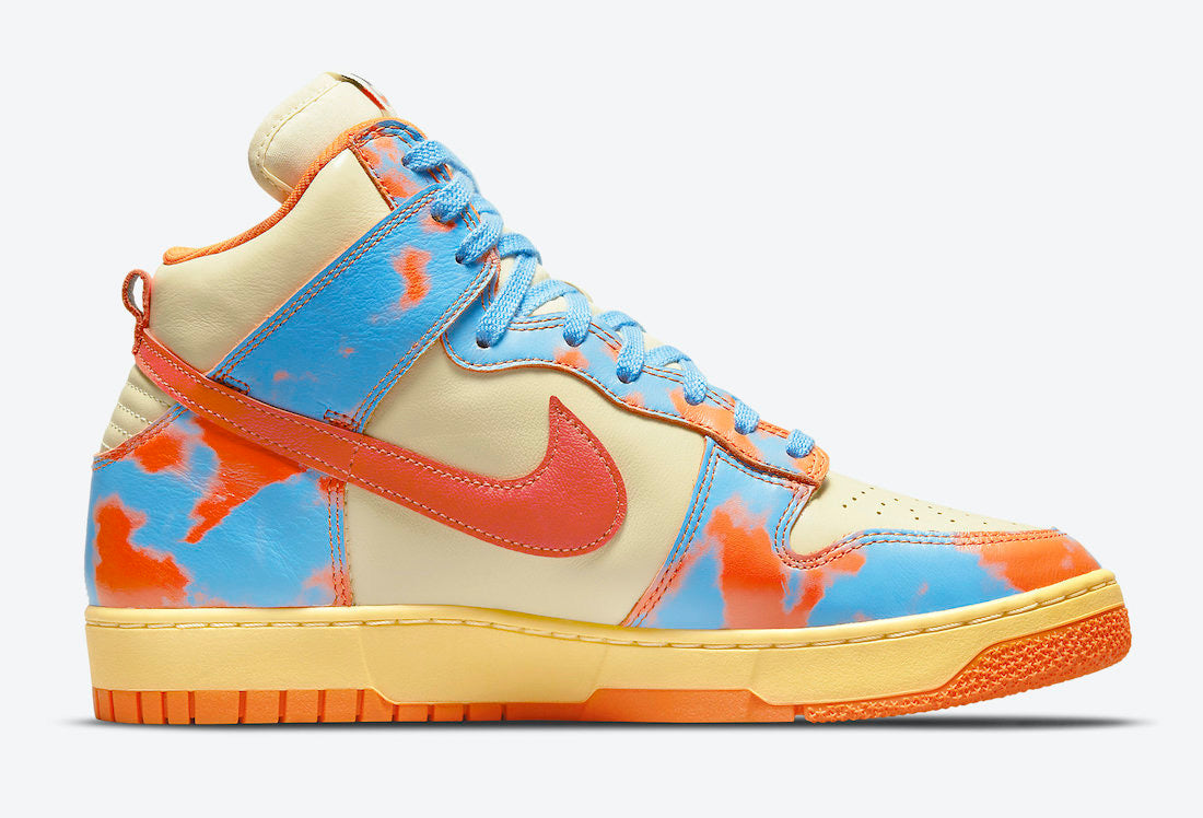 Nike Dunk High 1985 “Orange Acid Wash”