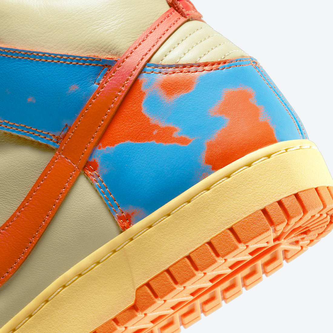Nike Dunk High 1985 “Orange Acid Wash”