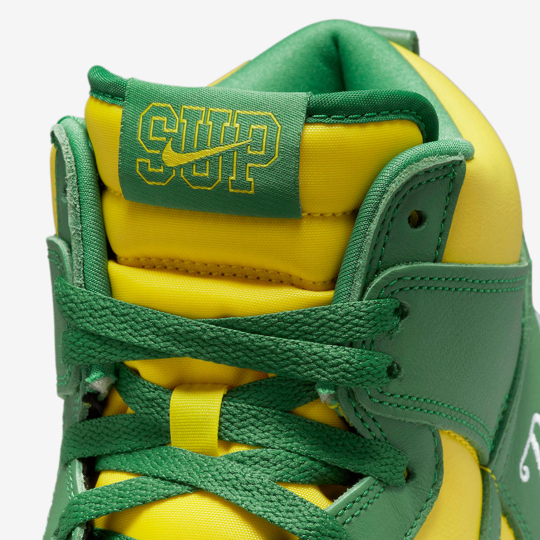 Supreme x Nike Dunk High "By Any Means - Brazil"