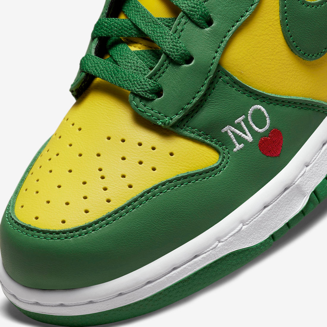 Supreme x Nike Dunk High "By Any Means - Brazil"