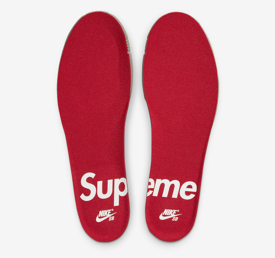 Supreme x Nike Dunk High "By Any Means - Red - Navy"