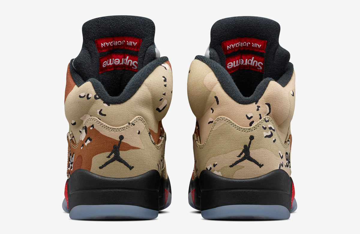 Supreme x Air Jordan 5 "Desert Camo"