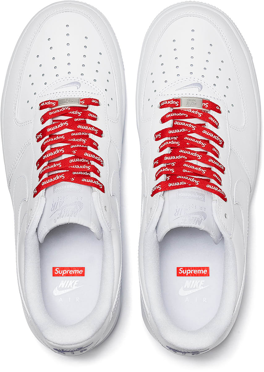 Supreme x Nike Air Force 1 Low "Box Logo - White"