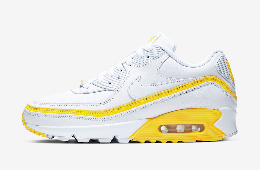 UNDEFEATED x Nike Air Max 90 "White / Optic Yellow"