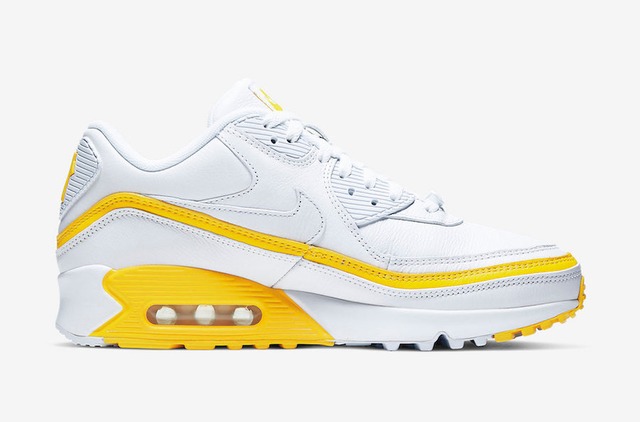 UNDEFEATED x Nike Air Max 90 "White / Optic Yellow"