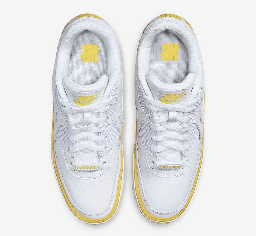 UNDEFEATED x Nike Air Max 90 "White / Optic Yellow"