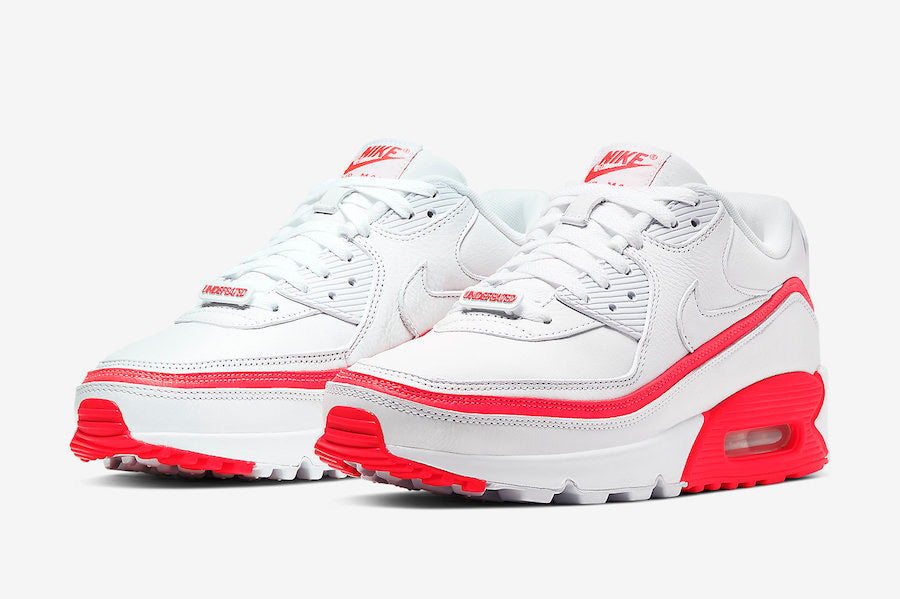 UNDEFEATED x Nike Air Max 90 "White / Solar Red"