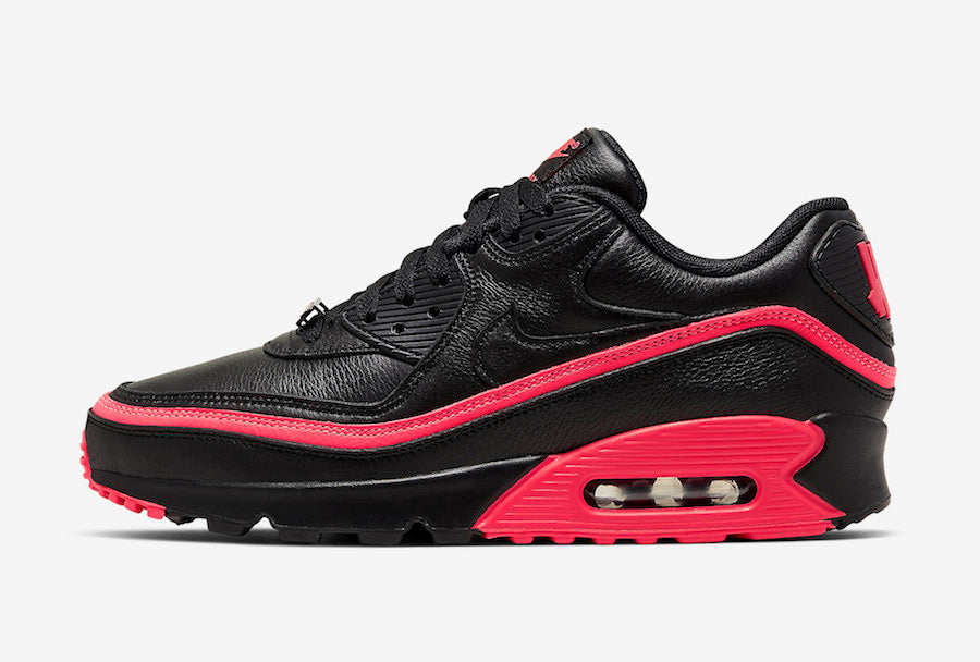 UNDEFEATED x Nike Air Max 90 "Black / Solar Red"
