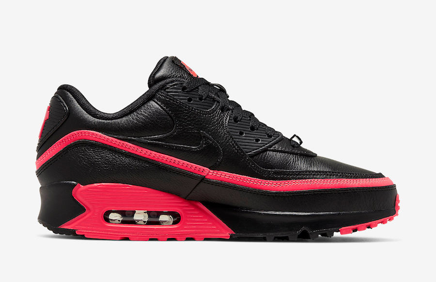 UNDEFEATED x Nike Air Max 90 "Black / Solar Red"