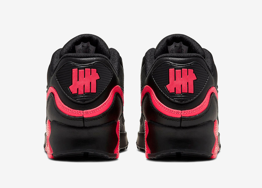 UNDEFEATED x Nike Air Max 90 "Black / Solar Red"